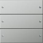 GIRA - GIR2133601 SET BIL. 3-M SYSTEM 55 ACCIAIO INOX