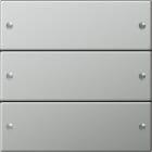 GIRA - GGI2133601 SET BIL. 3-M SYSTEM 55 ACCIAIO INOX