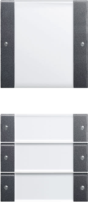 GIRA - GIR213428 Wippenset 4f (1+3) BSF System 55 Klar/An