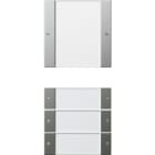 GIRA - GIR2134600 Wippenset 4f (1+3) BSF System 55 Klar/Ed