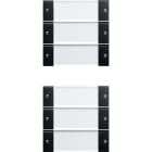 GIRA - GGI2136005 SET BIL. 6-M (3+3) CT SYSTEM 55 TRASP./N