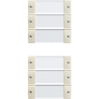 GIRA - GIR213601 SETBIL.6-M(3+3)CTSYSTEM55TRASP./BNC