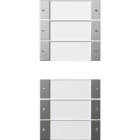 GIRA - GGI2136600 Wippenset 6f (3+3) BSF System 55 Klar/Ed