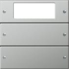 GIRA - GIR2142601 Wippenset 2f Plus System 55 Edelstahl