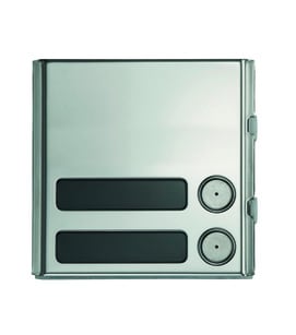 URMET SPA - UTD1758/108 FRONTALE 2 TST BASSI S STEEL