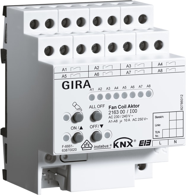 GIRA - GGI216300 Fan Coil Aktor KNX REG