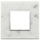 VIMAR SPA - VIW21642.51 PLACCA 2M BIANCO DI CARRARA