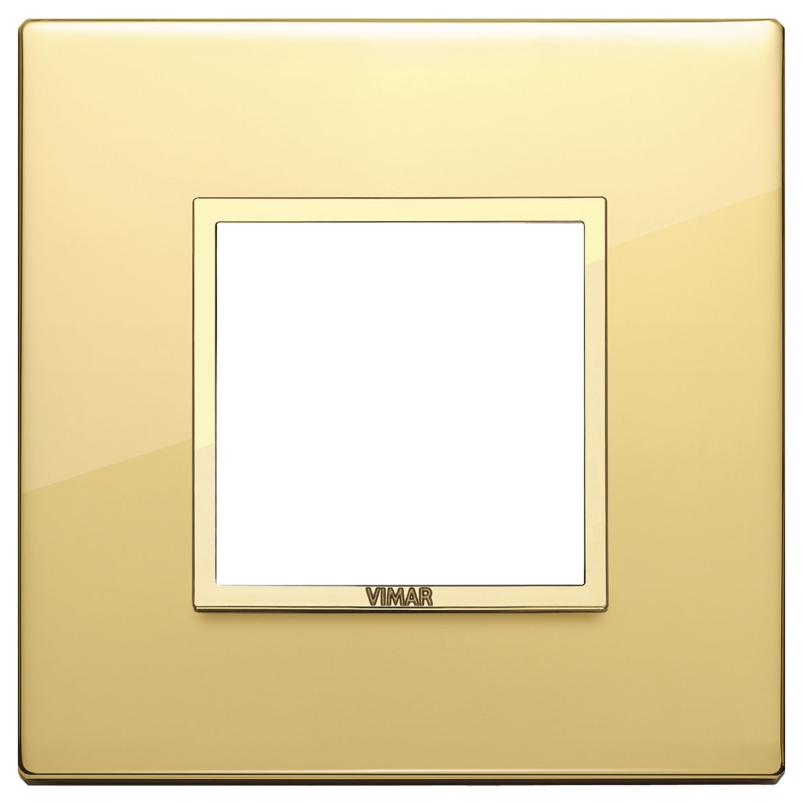 VIMAR SPA - VIW21642.G09 Placca 2M oro totale lucido
