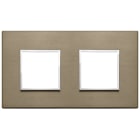 VIMAR SPA - VIW21643.05 PLACCA 4M (2+2) INT71 BRONZO SCURO