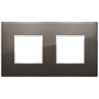 VIMAR SPA - VIW21643.06 PLACCA 4M (2+2) INT71 NERO ZAFFIRO