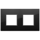 VIMAR SPA - VIW21643.88 PLACCA 4M (2+2) INT71 NERO TOT. DIAMANTE