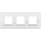 VIMAR SPA - VIW21644.87 PLACCA 6M (2+2+2) INT71 BIANCO TOT DIAM.