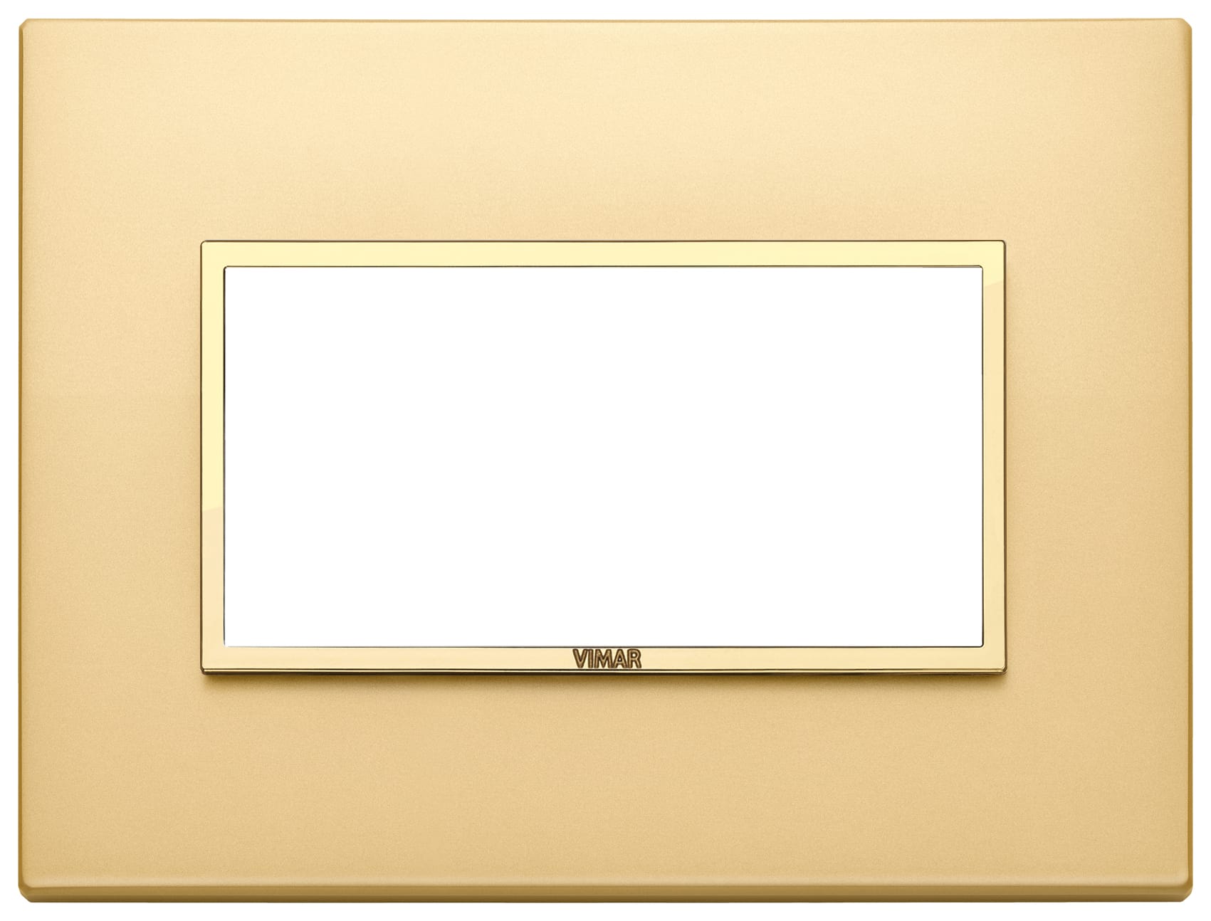 VIMAR SPA - VIW21644.G10 Placca 6M(2+2+2)i71 oro totale satinato