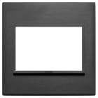 VIMAR SPA - VIW21648.18 PLACCA 3M BS NERO TOTALE