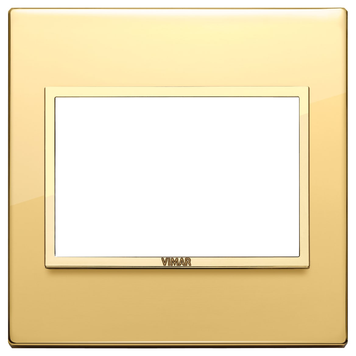 VIMAR SPA - VIW21648.G09 Placca 3M BS oro totale lucido