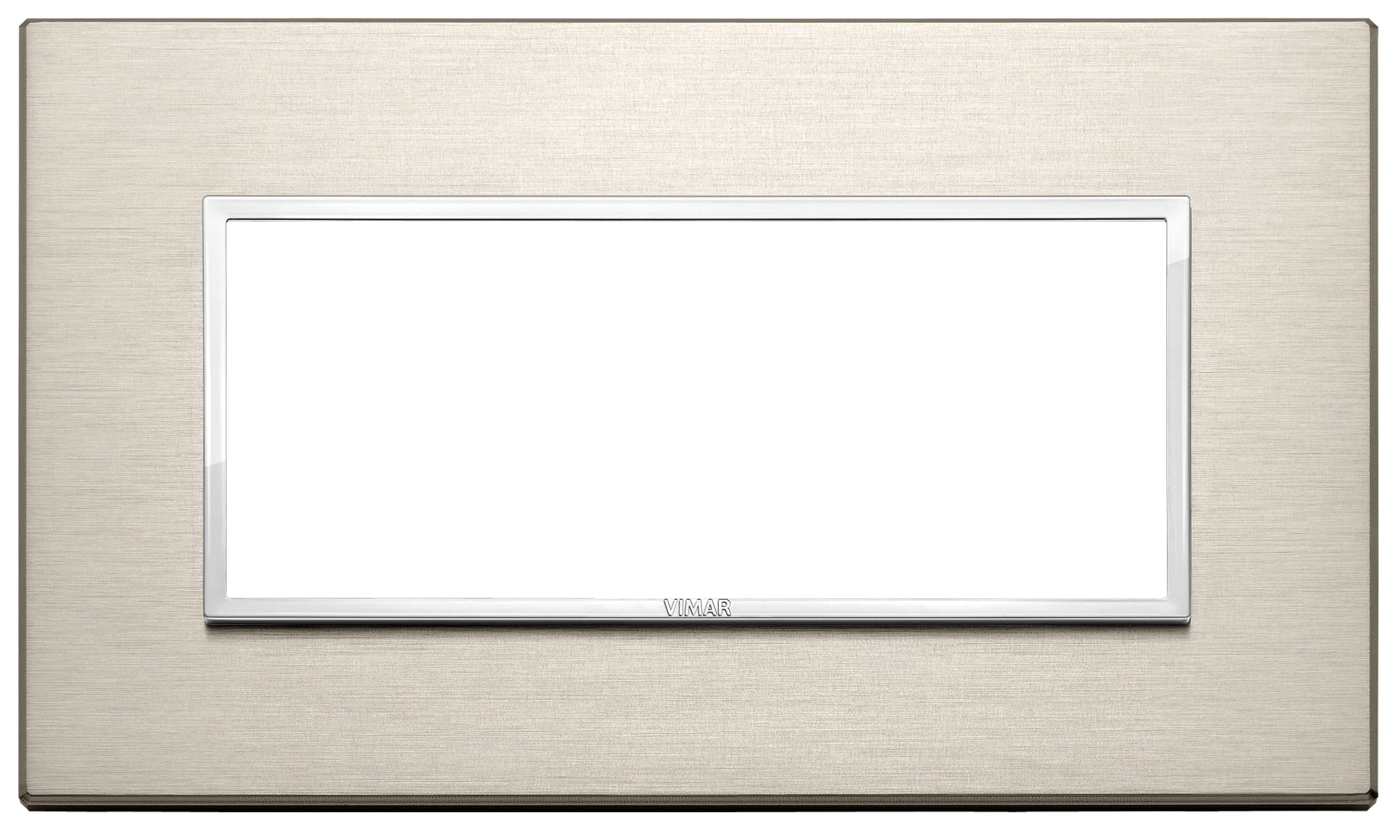 VIMAR SPA - VIW21649.04 PLACCA 5M BS BRONZO CHIARO