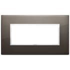 VIMAR SPA - VIW21649.06 Placca 5M BS nero zaffiro