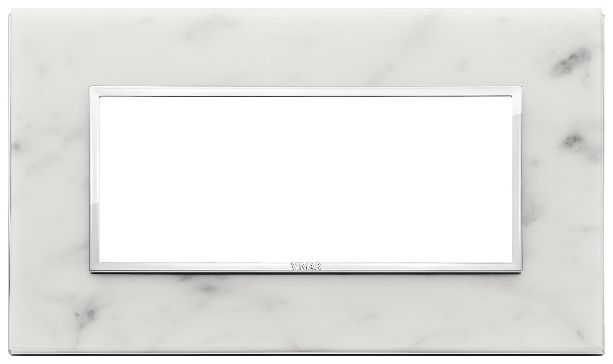 VIMAR SPA - VIW21649.51 Placca 5M BS bianco di Carrara