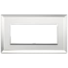VIMAR SPA - VIW21649.72 PLACCA 5M BS ARGENTO GHIACCIO