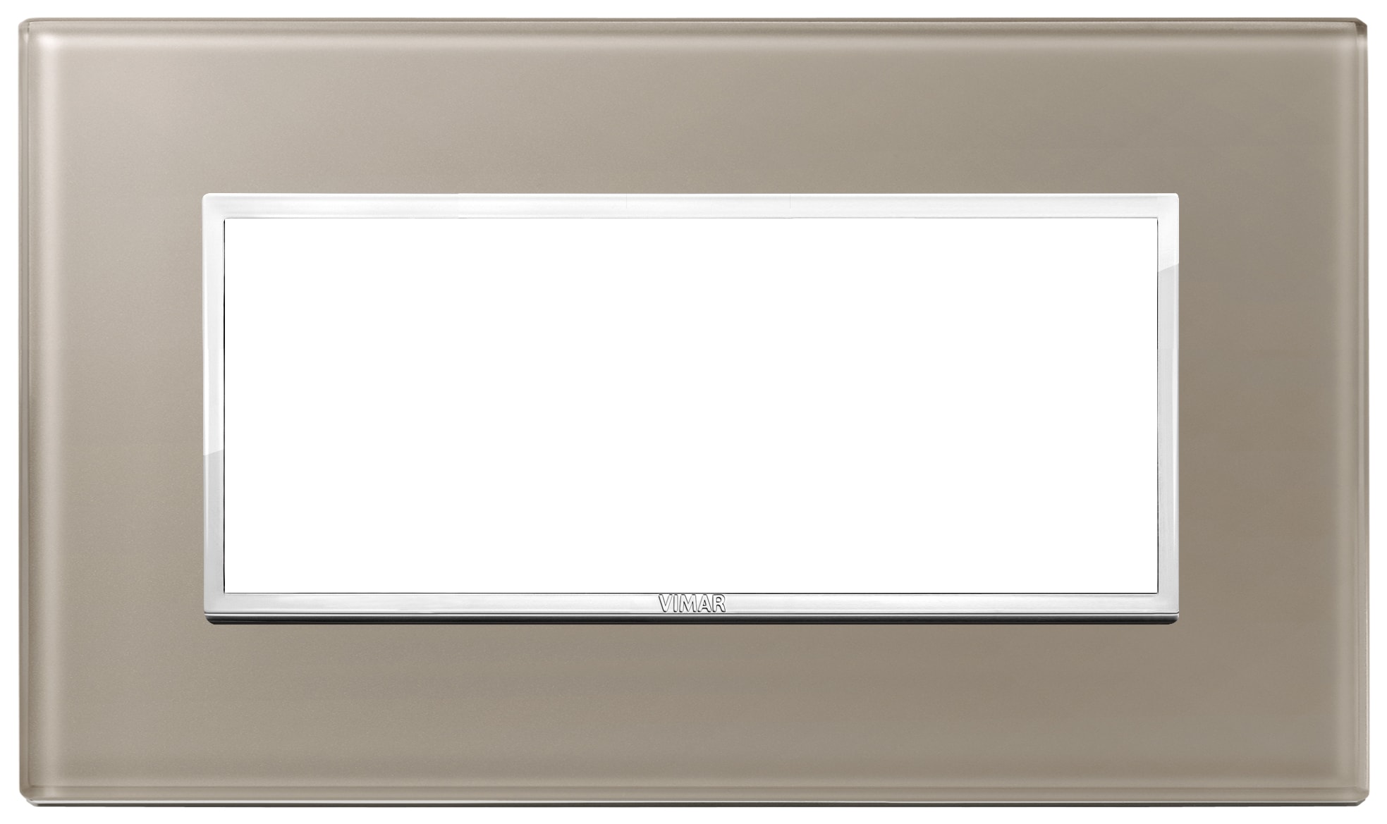 VIMAR SPA - VIW21649.74 PLACCA 5M BS OPALE BRUNO