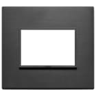 VIMAR SPA - VIW21653.18 PLACCA 3M NERO TOTALE