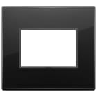 VIMAR SPA - VIW21653.88 PLACCA 3M NERO TOTALE DIAMANTE
