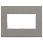 VIMAR SPA - VIW21654.53 PLACCA 4M QUARZITE GRIGIA
