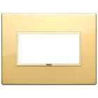 VIMAR SPA - VIW21654.G09 Placca 4M oro totale lucido