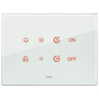 VIMAR SPA - VIW21664.71 PLACCA 4M ACQUA