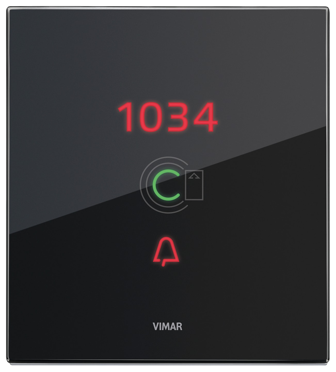 VIMAR SPA - VIW21666.76.01 PLACCA 3M TRANSPONDER NR NERO DIAMANTE