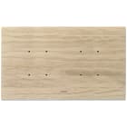 VIMAR SPA - VIW21667.32 PLACCA 5MBS (2+BLANK+2) ROVERE SBIANCATO