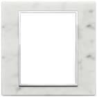 VIMAR SPA - VIW21668.51 PLACCA 8M BIANCO DI CARRARA