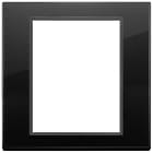 VIMAR SPA - VIW21668.88 PLACCA 8M NERO TOTALE DIAMANTE