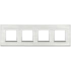 VIMAR SPA - VIW21669.02 Placca 8M (2+2+2+2) int71 grigio Next