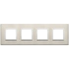 VIMAR SPA - VIW21669.04 PLACCA 8M (2+2+2+2) INT71 BRONZO CHIARO