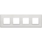 VIMAR SPA - VIW21669.07.01 PLACCA 8M (2+2+2+2) INT71 ARGENTO