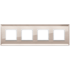 VIMAR SPA - VIW21669.75 PLACCA 8M (2+2+2+2) INT71 SPECCHIO BRONZ