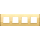 VIMAR SPA - VIW21669.G09 PLACCA 8M(2+2+2+2)I71 ORO TOTALE LUCIDO