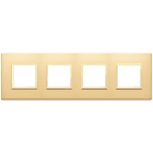 VIMAR SPA - VIW21669.G10 Placca 8M(2+2+2+2)i71 oro totale satinat
