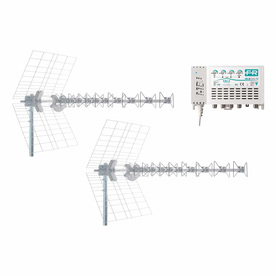 FRACARRO - FRA217970 KIT 2 5G T2 2XBLU10 5G+MBJ3R345UT2