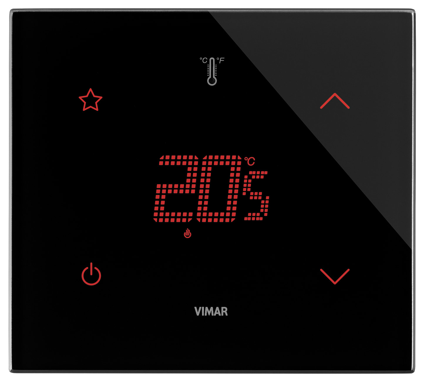 VIMAR SPA - VIW21814.S.76 TERMOSTATO KNX STAR 2M NERO DIAMANTE