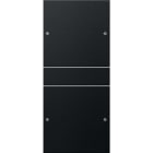 GIRA - GIR2182005 Wippenset 2f (1+1) System 55 Schwarz m(l