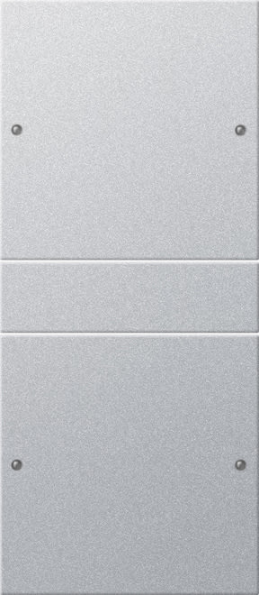 GIRA - GIR218226 Wippenset 2f (1+1) System 55 F Alu(lack.