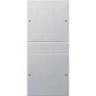 GIRA - GIR218226 Wippenset 2f (1+1) System 55 F Alu(lack.