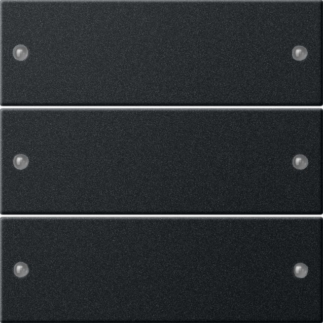 GIRA - GIR2183005 Wippenset 3f System 55 Schwarz m(lack.)