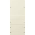GIRA - GIR218401 Wippenset 4f (1+3) System 55 Cremeweiss(
