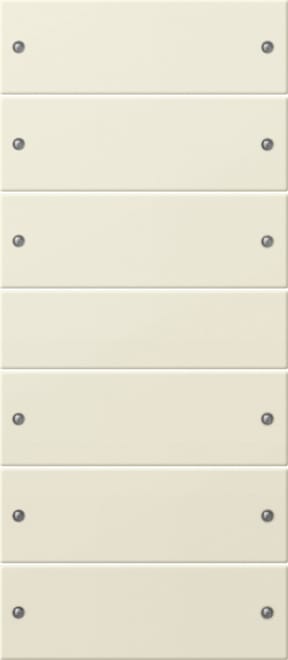 GIRA - GGI218601 Wippenset 6f (3+3) System 55 Cremeweiss(