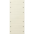 GIRA - GGI218601 Wippenset 6f (3+3) System 55 Cremeweiss(