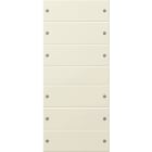 GIRA - GGI218601 SET BIL. 6-M (3+3) SYSTEM 55 BNC CREMA(V