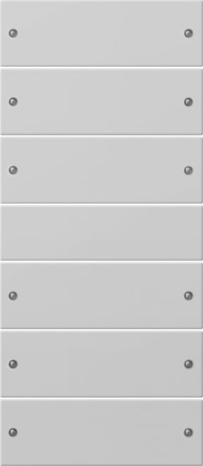 GIRA - GIR2186015 Wippenset 6f (3+3) System 55 Grau m(lack